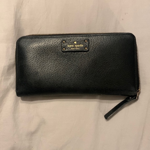 Black Kate Spade Wallet - Picture 1 of 6